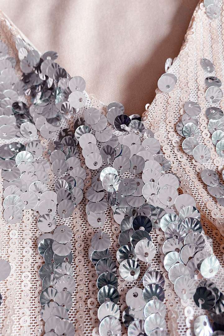 Abend-Top mit glitzernden Pailletten für besondere Anlässe