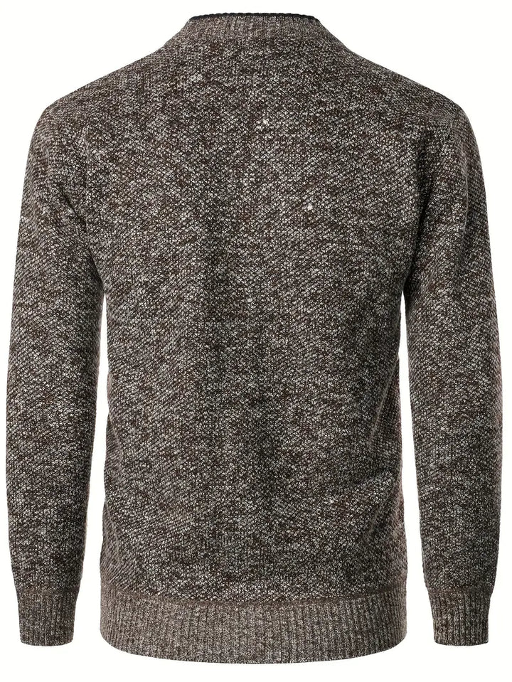 Sven | Langer Strickpullover mit legerem Schnitt