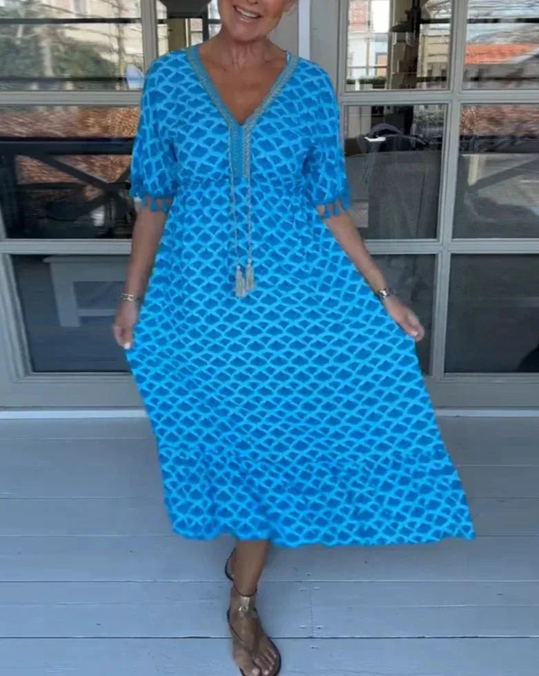 Thea | Farbenfrohes, stilvolles Freizeitkleid