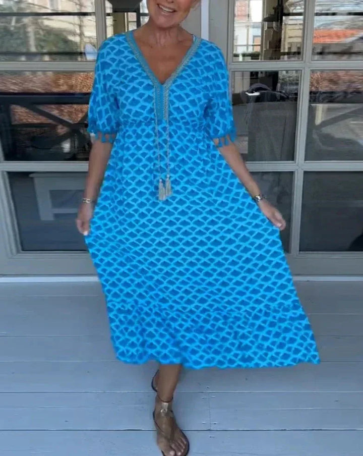 Thea | Farbenfrohes, stilvolles Freizeitkleid