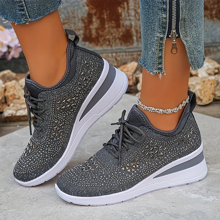 Elena | Funkelnde Damen-Sneakers modern & cozy