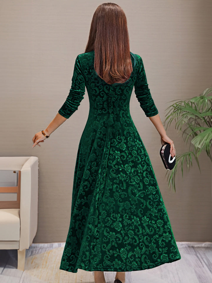 Amelia | Stilvolles Samtkleid Damen elegant chic