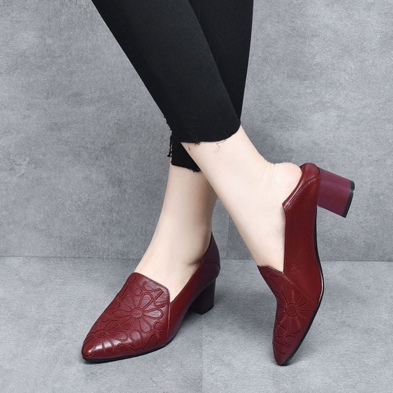 Viviane | Zeitlose Pumps aus glattem veganem Leder