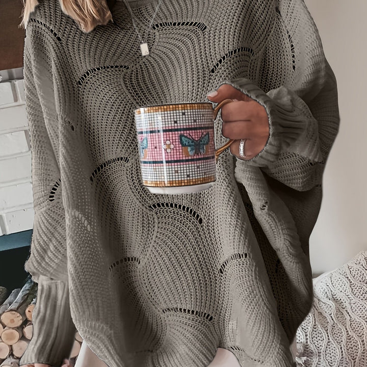 Yoko | Damenpullover aus geripptem Strickstoff