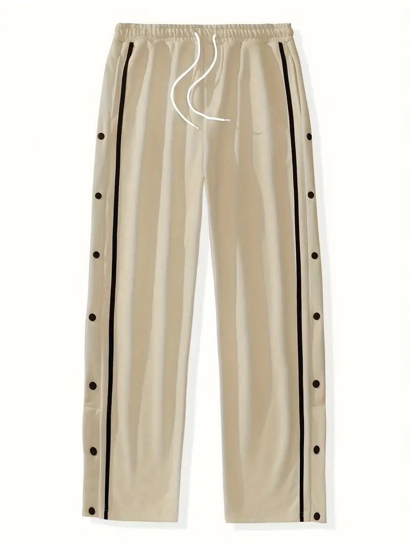 Lino | Locker geschnittene Sporthose mit Knopfdetails