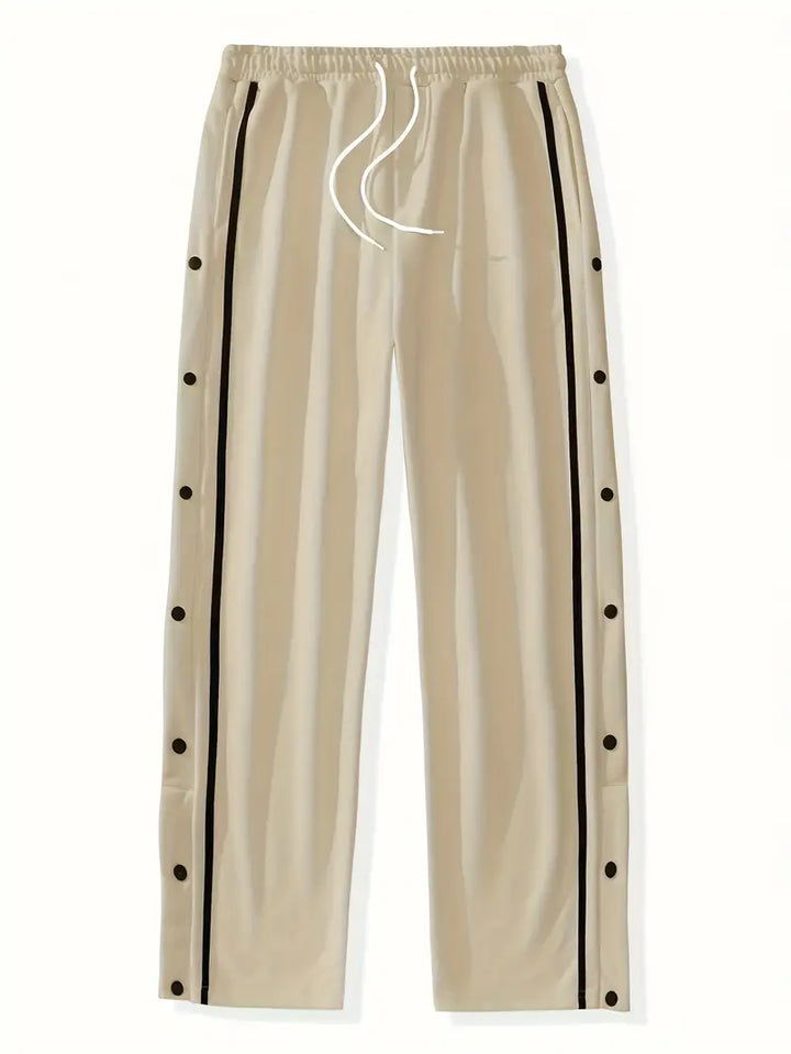 Lino | Locker geschnittene Sporthose mit Knopfdetails
