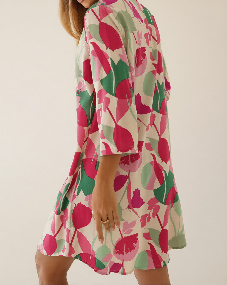 Ronja | Luftige Damen Langarm-Tunika mit Stil