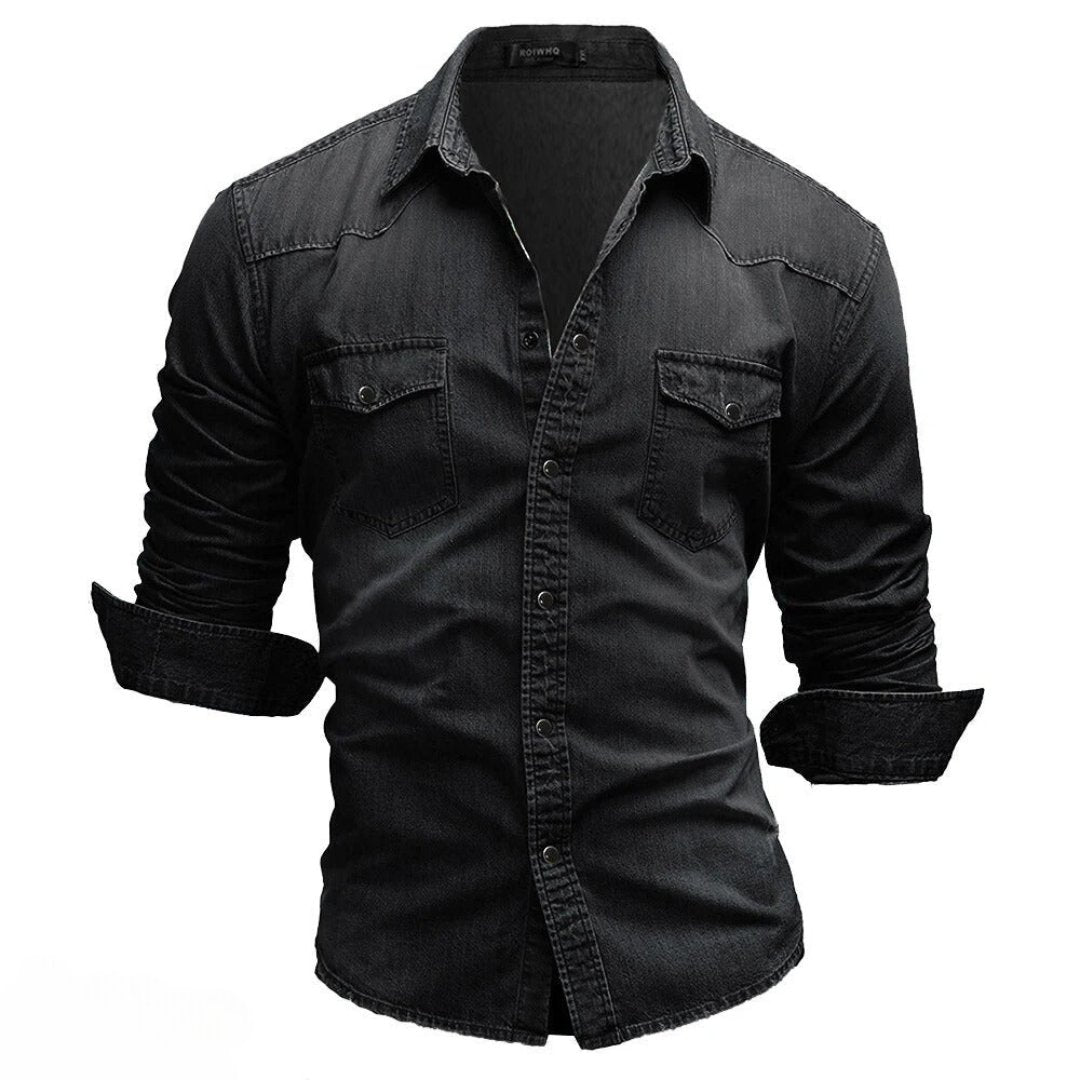 David | Zeitloses Jeanshemd für Herren mit Stil