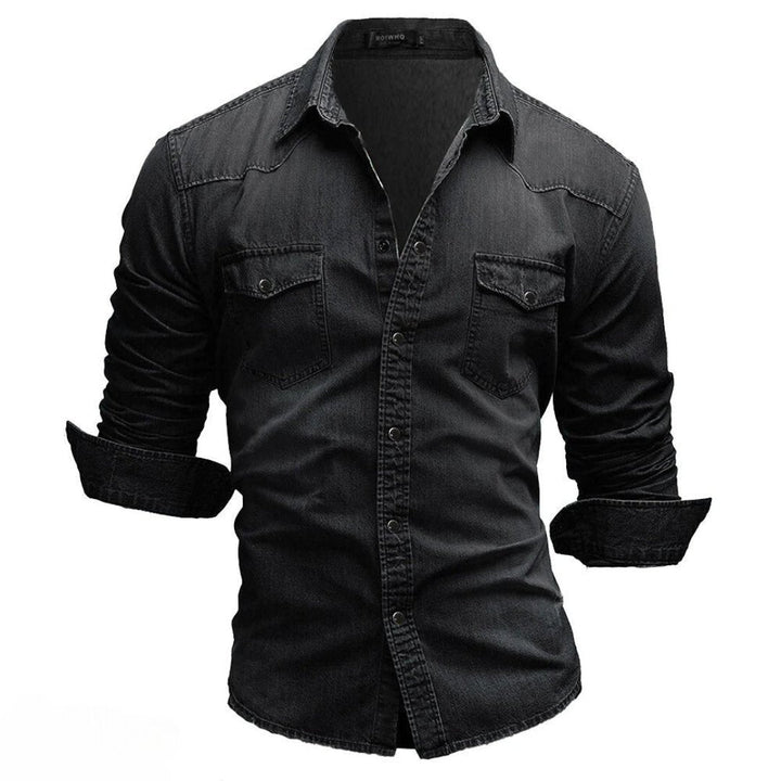 David | Zeitloses Jeanshemd für Herren mit Stil