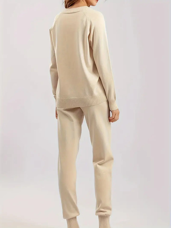 Fiona | Zweiteiliges Outfit mit legerem Langarm-Look