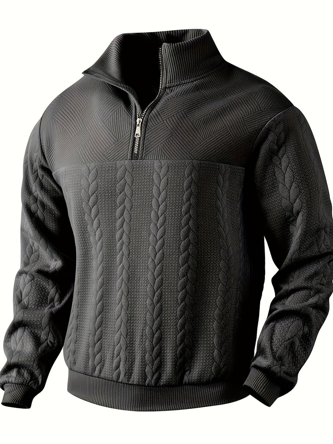 Olivier | Herren-Sweatshirt im Vintage-Stil mit Zipper