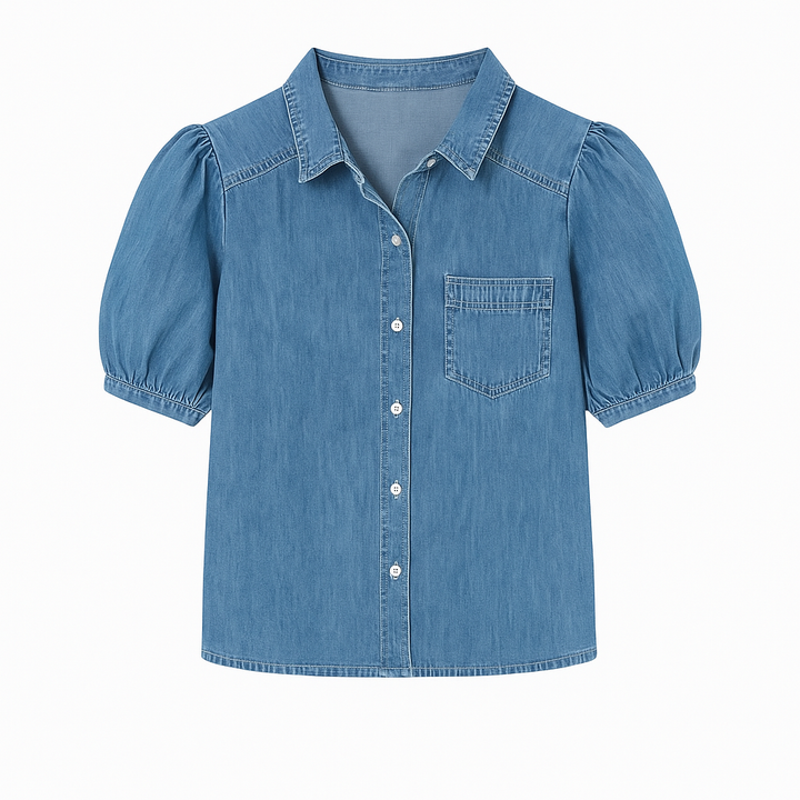 Romy | Lässige Jeanshemden mit lockerem Fit