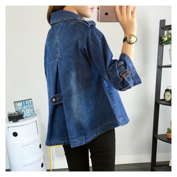 Helena | Eleganter Denim-Cape für Damen