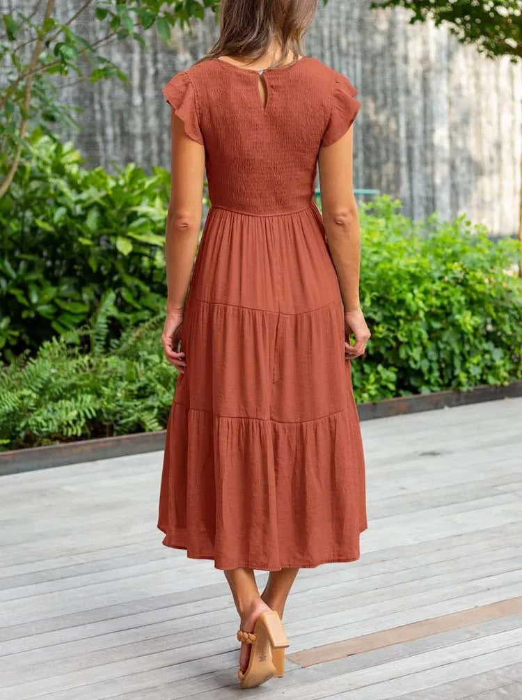Lovelee | Bauchbedeckendes Kleid mit Raffinesse