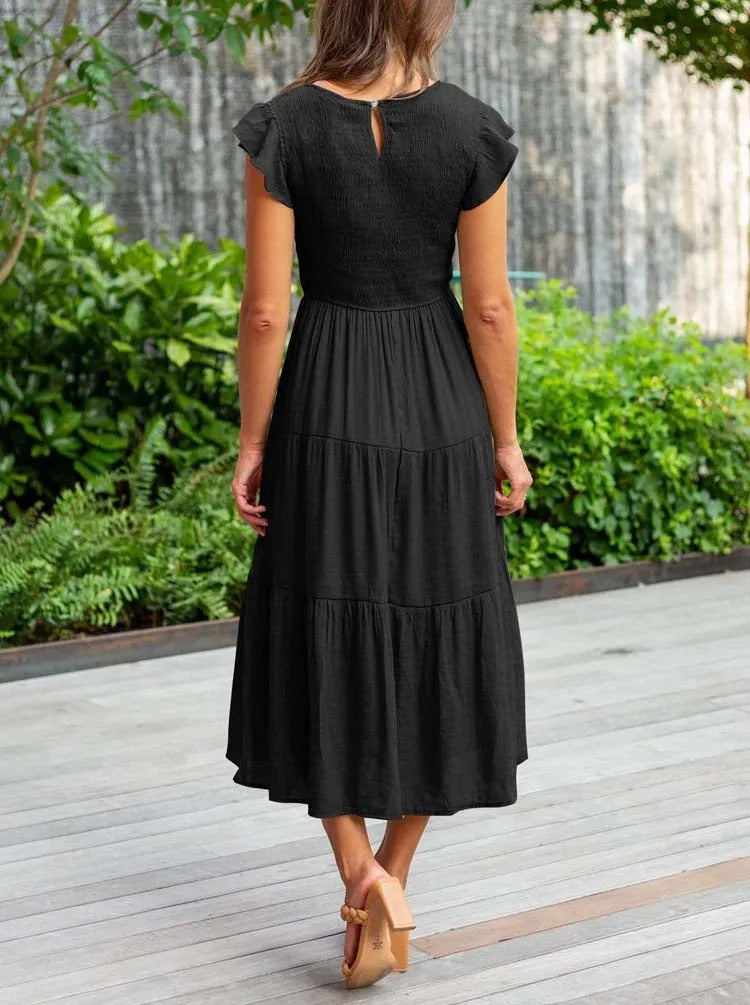 Lovelee | Bauchbedeckendes Kleid mit Raffinesse