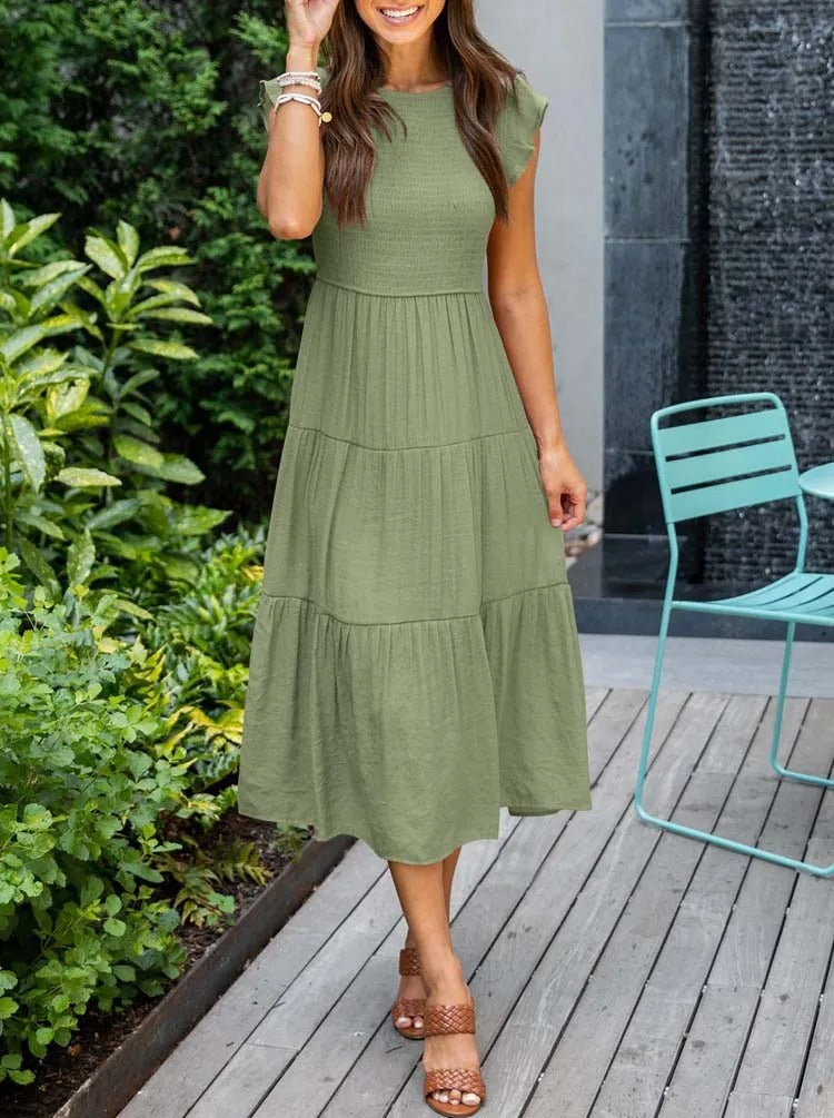 Lovelee | Bauchbedeckendes Kleid mit Raffinesse