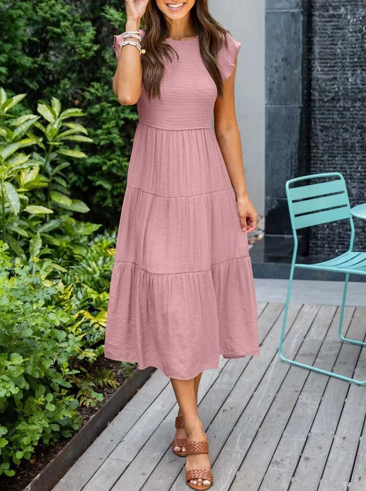 Lovelee | Bauchbedeckendes Kleid mit Raffinesse