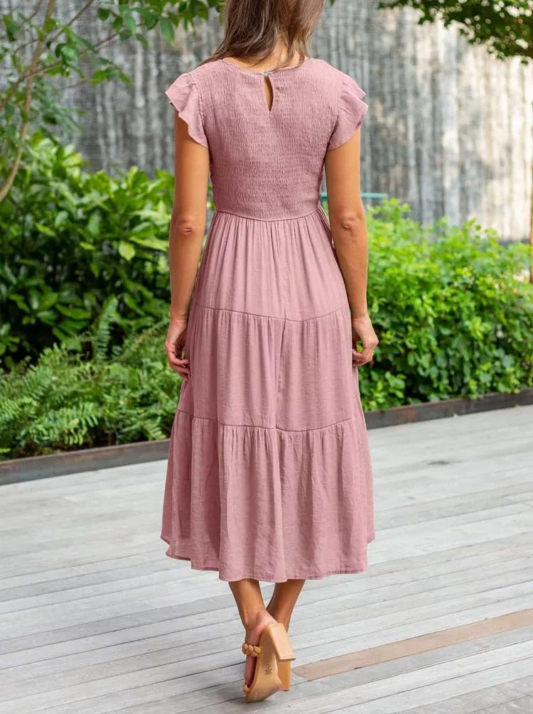 Lovelee | Bauchbedeckendes Kleid mit Raffinesse