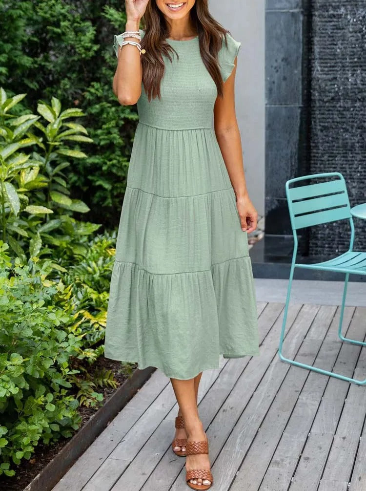 Lovelee | Bauchbedeckendes Kleid mit Raffinesse
