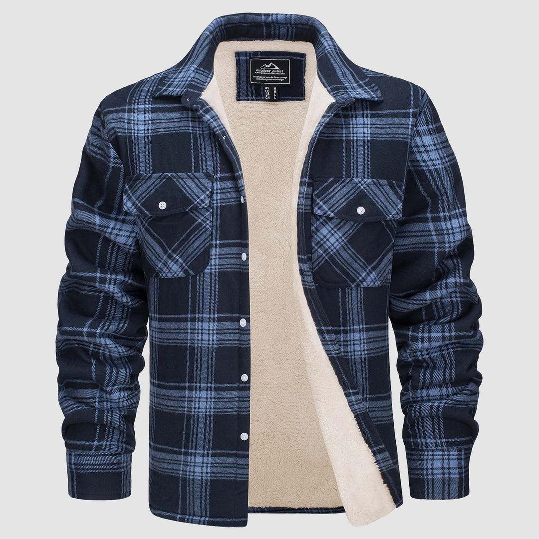Klaus | Gefütterte Karohemdjacke für kühle Tage
