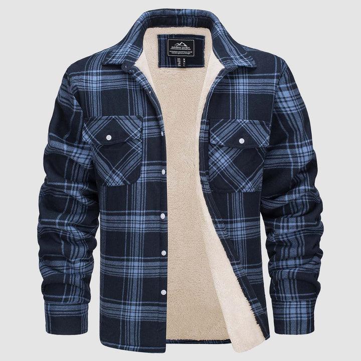 Klaus | Gefütterte Karohemdjacke für kühle Tage