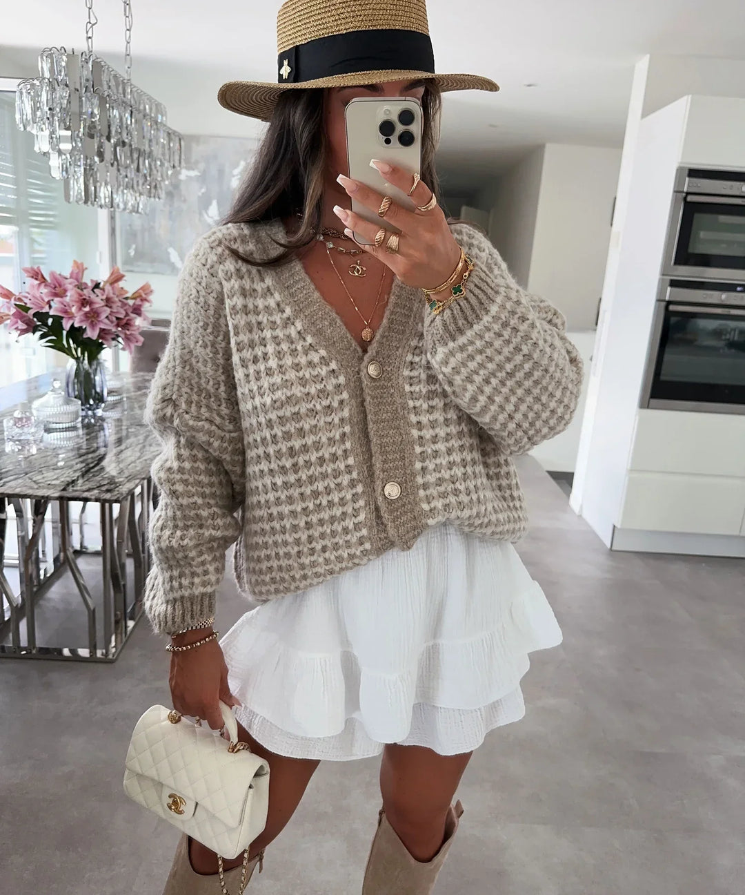 Nina | Strickjacke mit schlichtem, elegantem Design