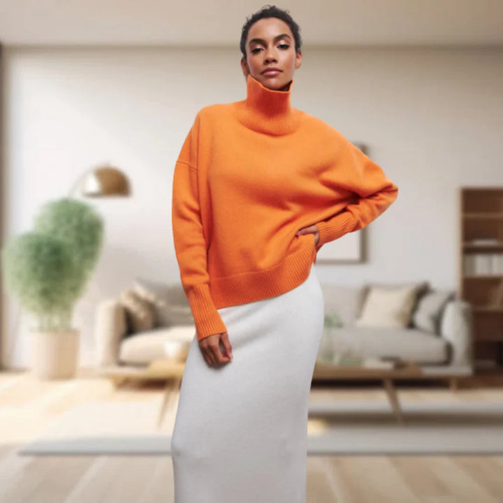 Calista | Klassischer Damen Rollkragenpullover