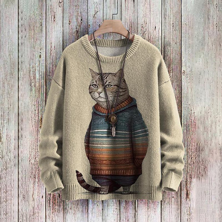 DORIS | ADVENTSPULLOVER mit festlichen Motiven und weichem Stoff