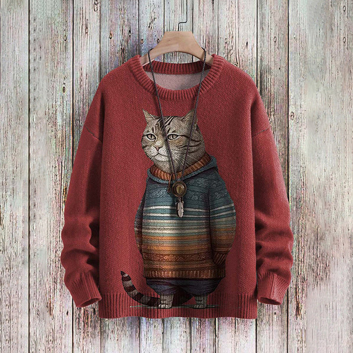 DORIS | ADVENTSPULLOVER mit festlichen Motiven und weichem Stoff