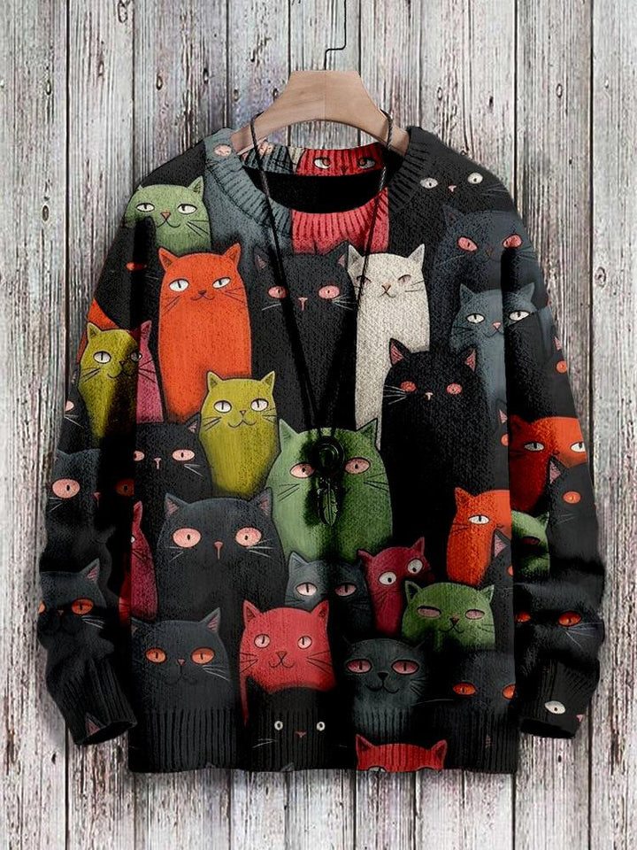 DORIS | ADVENTSPULLOVER mit festlichen Motiven und weichem Stoff