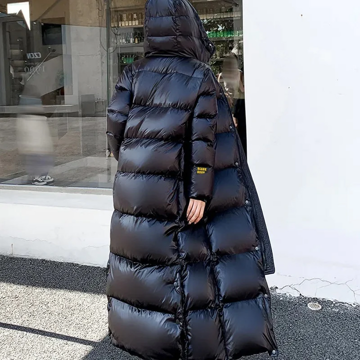 Phoebe | Lange Daunenjacke im modernen Puffer-Stil