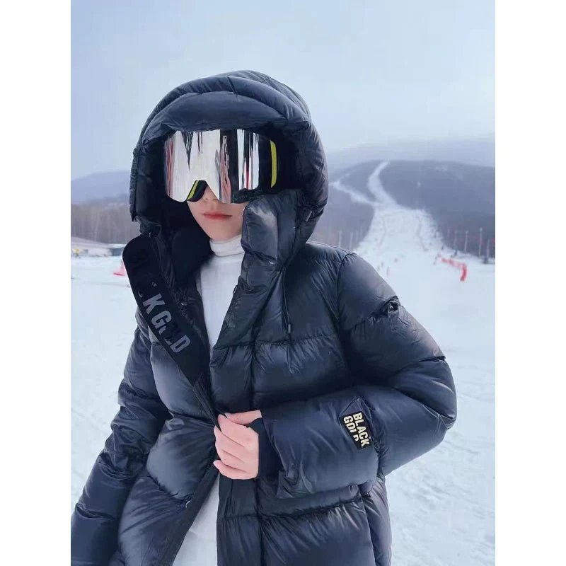 Phoebe | Lange Daunenjacke im modernen Puffer-Stil
