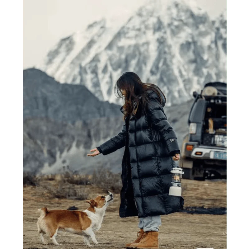 Phoebe | Lange Daunenjacke im modernen Puffer-Stil