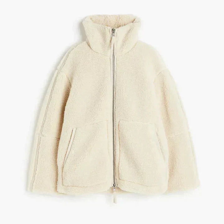 Charlotte | Klassische Lammfelljacke für den Winter