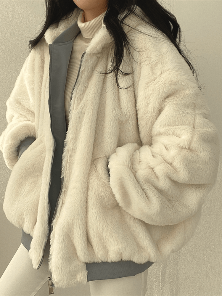 Britta | Warme Wendejacke mit weichem Innenfutter