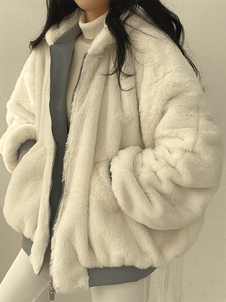 Britta | Warme Wendejacke mit weichem Innenfutter