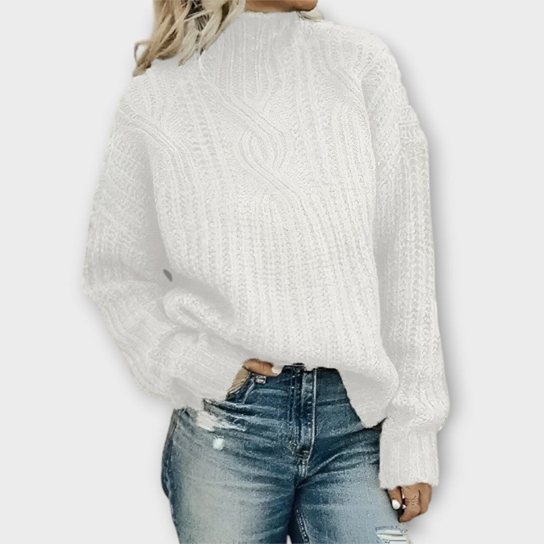 Sophie | Gemütlicher Strickpullover lässig und modern