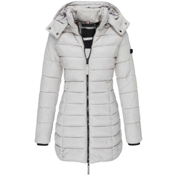 Elisa | Daunenjacke mit Kapuze – warm und ultrakuschelig