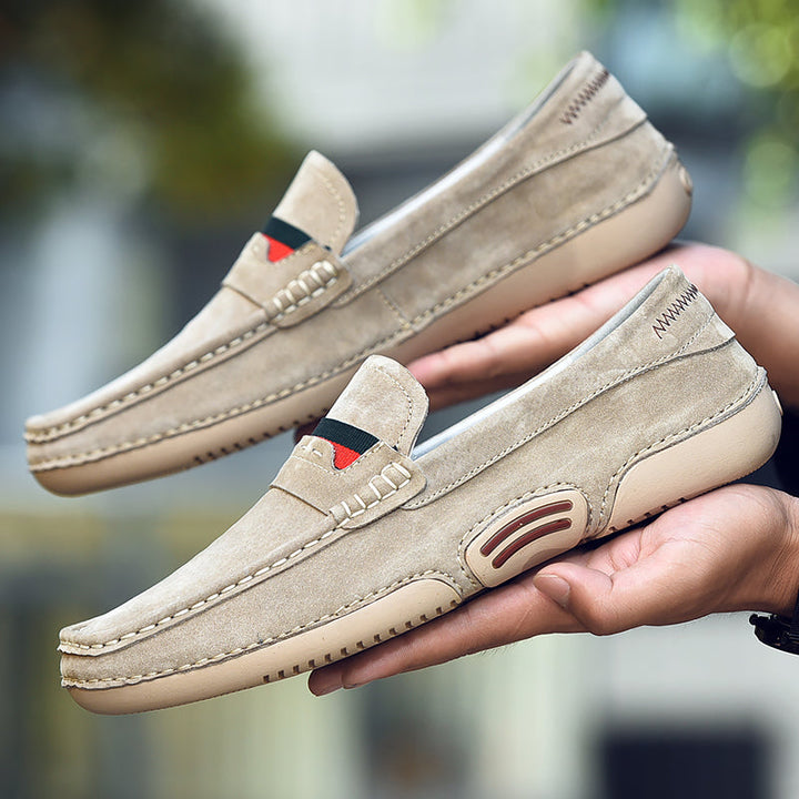 GENOVA ECHTE WILDLEDER LOAFERS für stilvolle City-Ausflüge