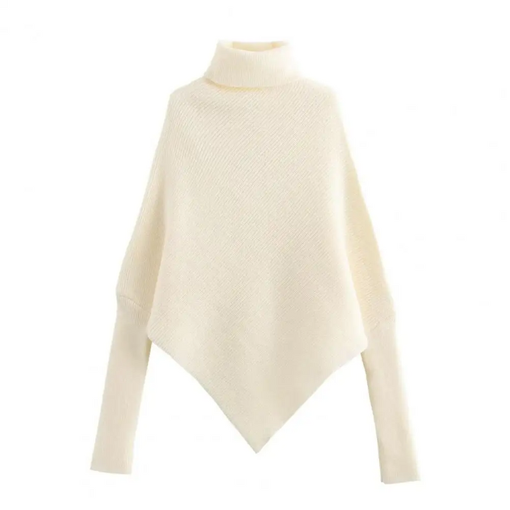 Amaya | Schlanker Damenpullover mit modernem Saumdesign