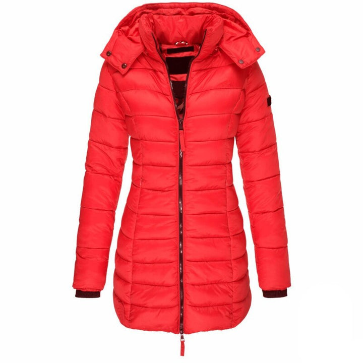 Elisa | Daunenjacke mit Kapuze – warm und ultrakuschelig