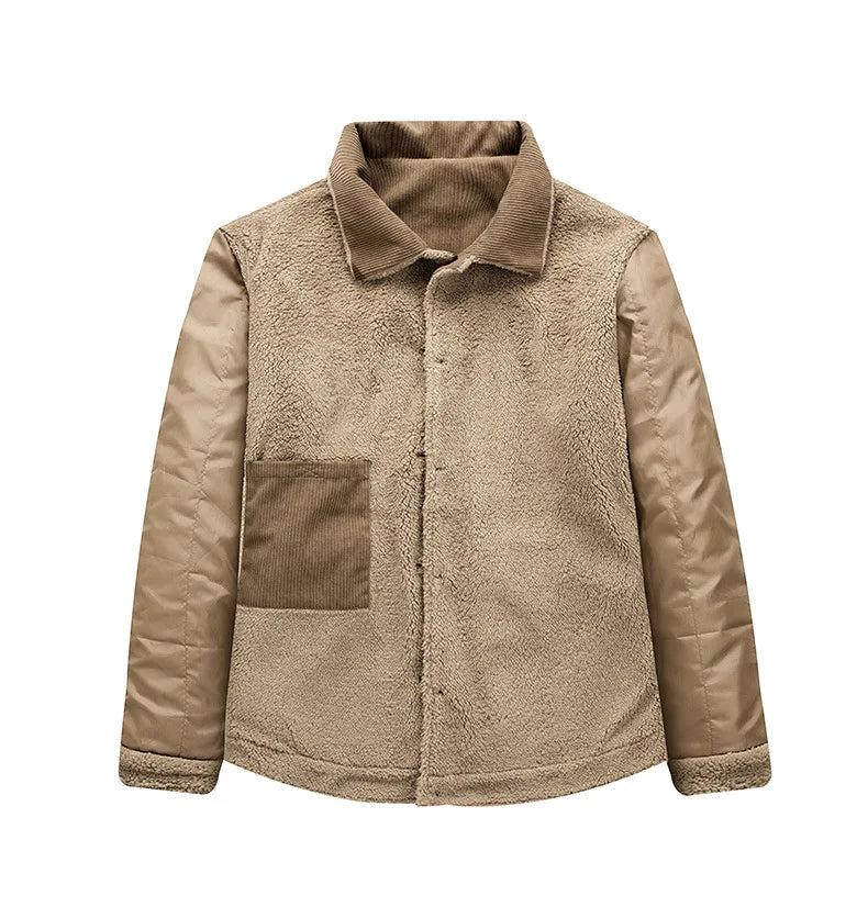 Stylische Kordjacke für Männer in Herbstfarben
