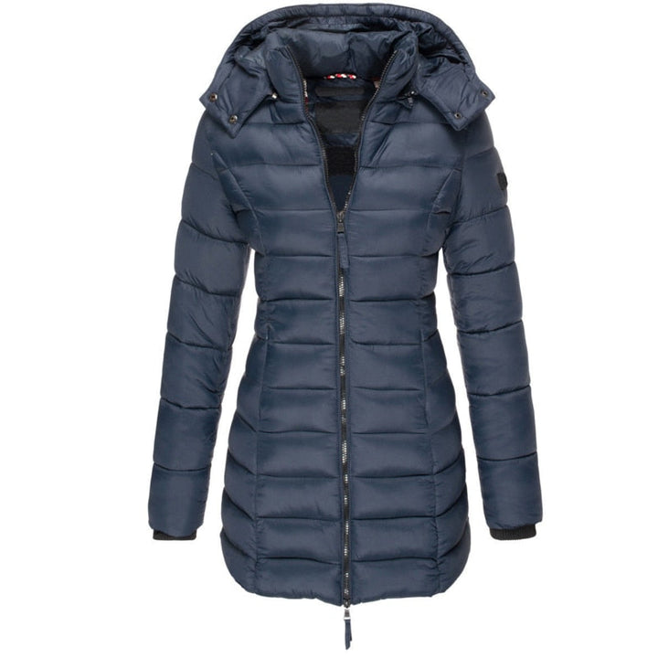 Elisa | Daunenjacke mit Kapuze – warm und ultrakuschelig