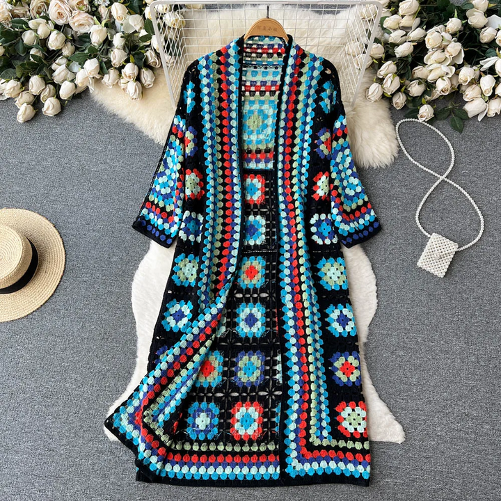Olivia | Bunte Strickjacke für kreative Outfits