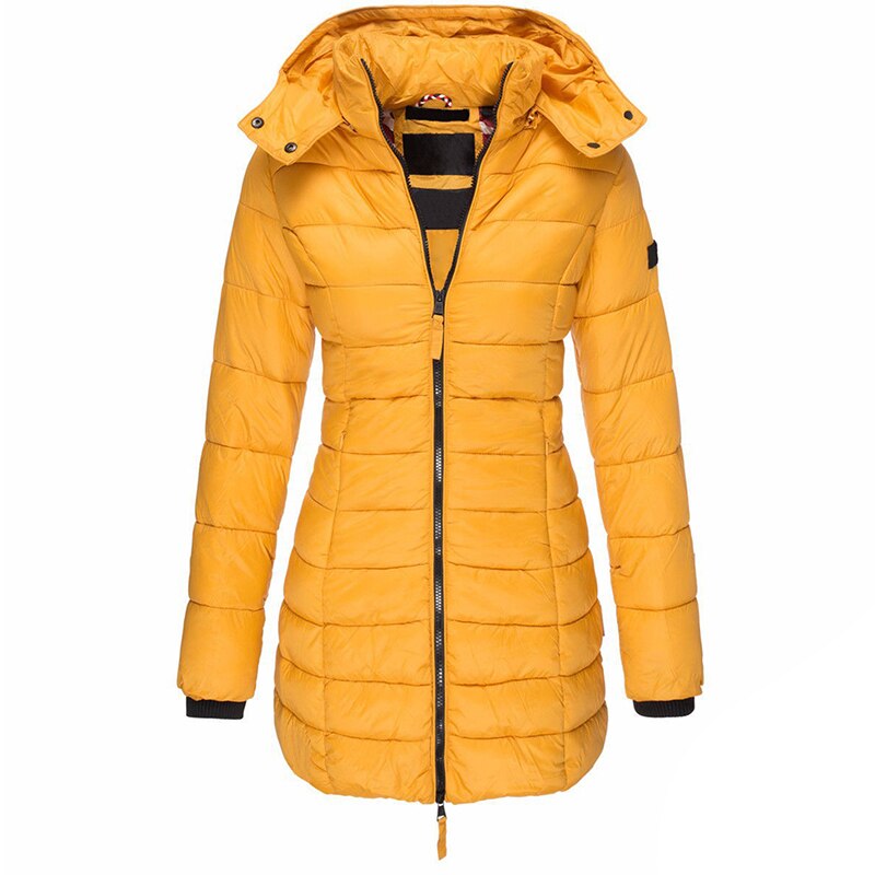 Elisa | Daunenjacke mit Kapuze – warm und ultrakuschelig