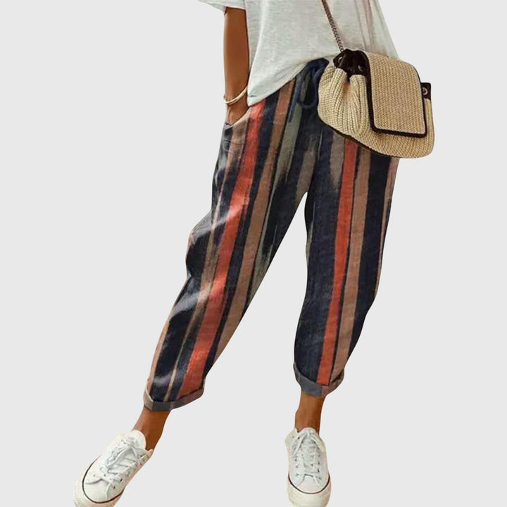 Paula | Baumwollhose Damen leger und elegant geschnitten