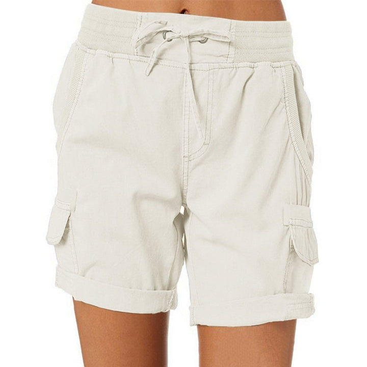 Viktoria | Hoch taillierte lässige Shorts