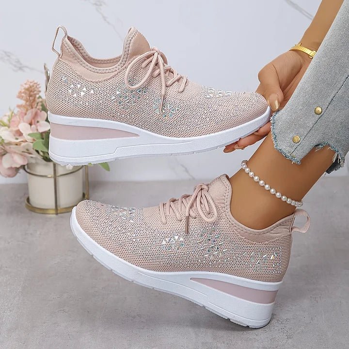 Elena | Funkelnde Damen-Sneakers modern & cozy