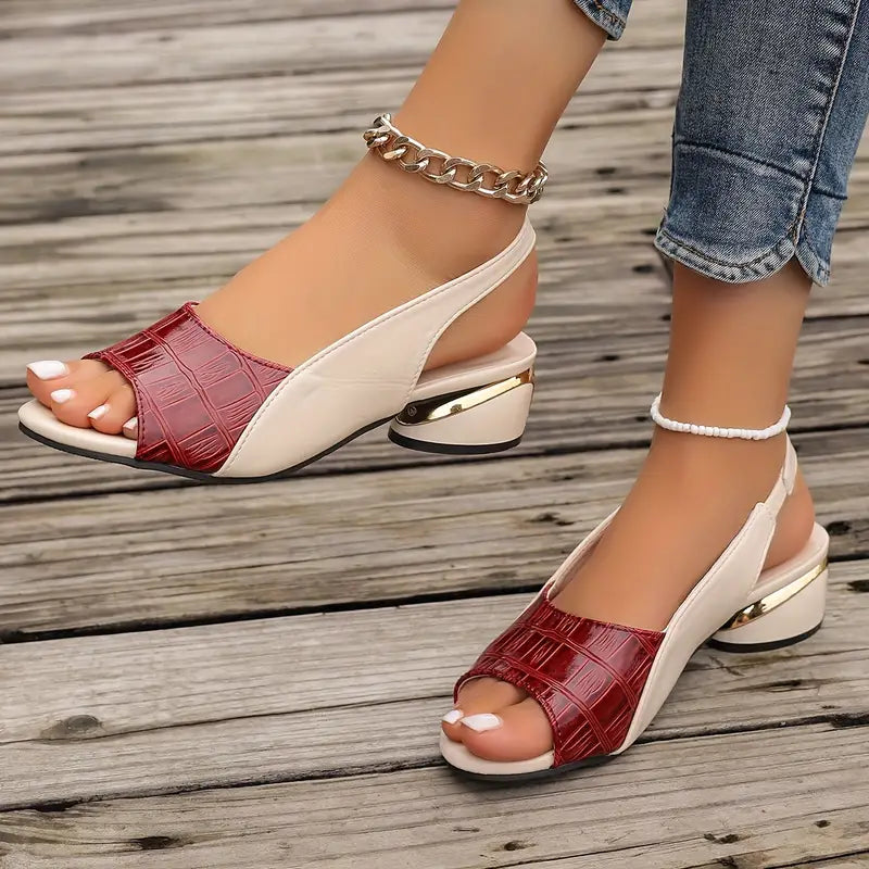 Selene | Stilvolle Slingback-Schuhe mit Absatz für elegante Damenlooks