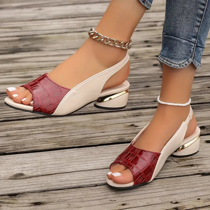 Selene | Stilvolle Slingback-Schuhe mit Absatz für elegante Damenlooks